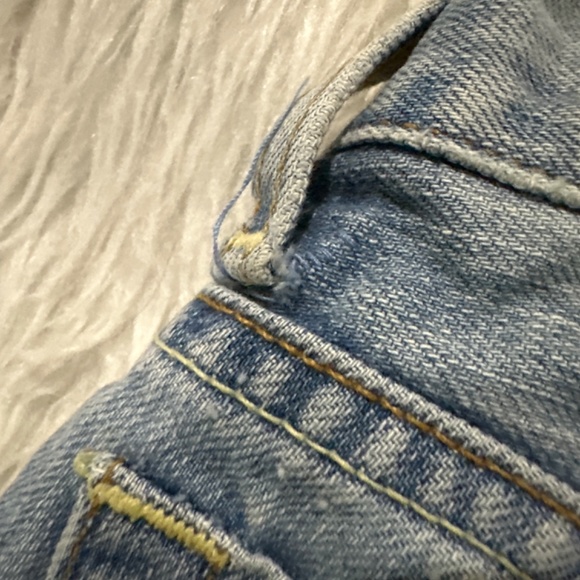 Guess Y2K women’s distressed light wash denim jeans size 26 - Picture 8 of 10